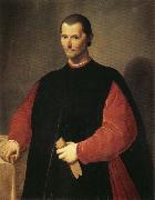 Portrait of Niccolo Macchiavelli Santi Di Tito